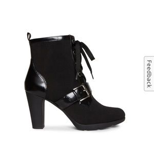 Like new, worn once. Anne Klein Sport Xraya boot, black in color, size 8. Cute!